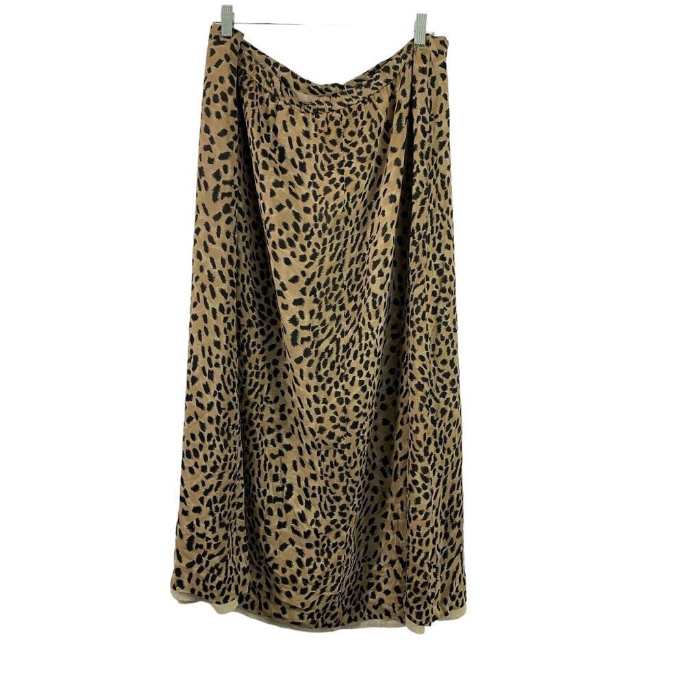 Josephine Chaus Women's Animal Print Long Skirt
